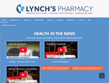 Tablet Screenshot of lynchspharmacy.com